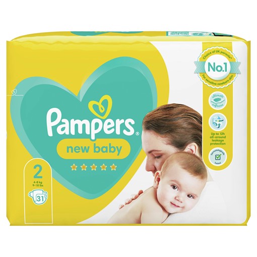 Picture of Pampers New Baby Size 2, 31 Nappies