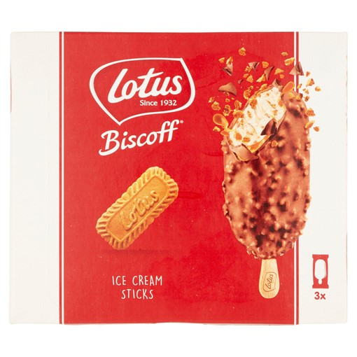 Picture of Lotus Biscoff Ice Cream Sticks 3 x 90ml (270ml)
