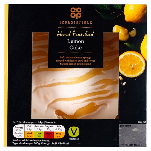 Picture of Co-op Irresistible Hand Finished Lemon Cake