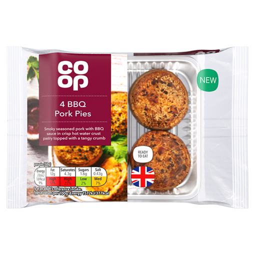 Picture of Co-op 4 Mini BBQ Pies 200G