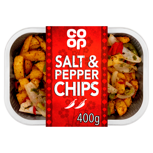 Picture of Co-op Salt & Pepper Chips Side 400g
