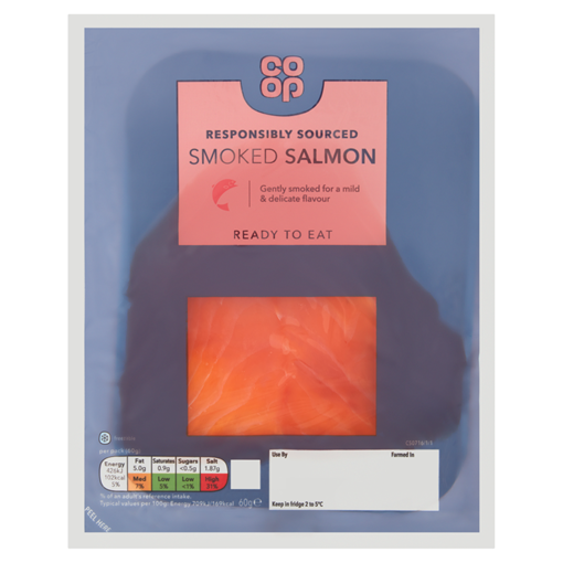 Picture of Co-op Smoked Salmon 60G