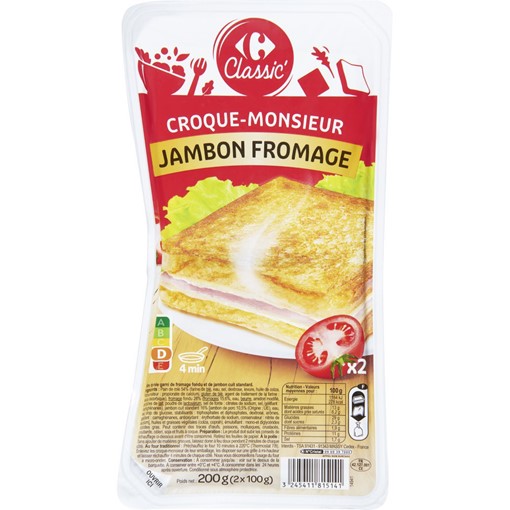Picture of Carrefour Classic Ham Cheese Croque-Monsieur