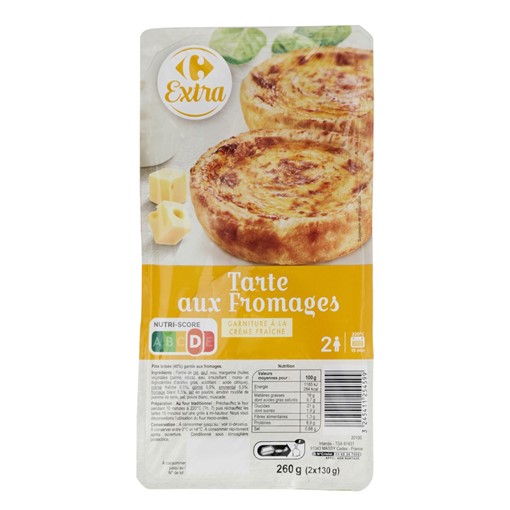 Picture of Carrefour 2x130G Cheese Tart