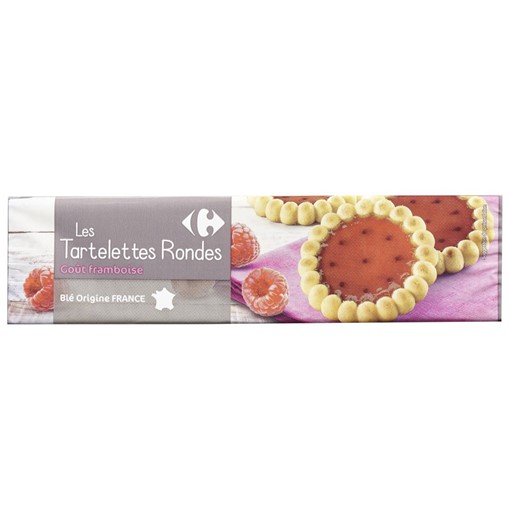 Picture of CRF Biscuits Tartlets Raspberries 150G