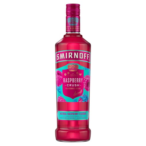 Picture of Smirnoff Raspberry Crush Flavoured Vodka 70cl