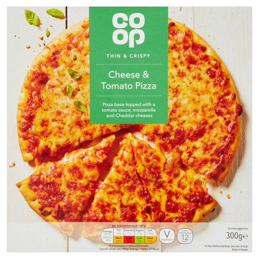 Picture of Co-op Cheese & Tomato Thin & Crispy