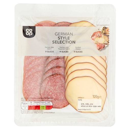 Picture of Co-op German Style Selection 120g
