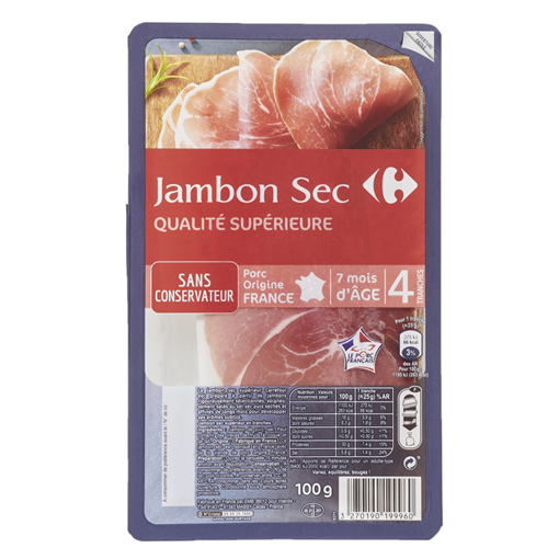 Picture of CRF Slices Superior Dry-Cured Ham 1