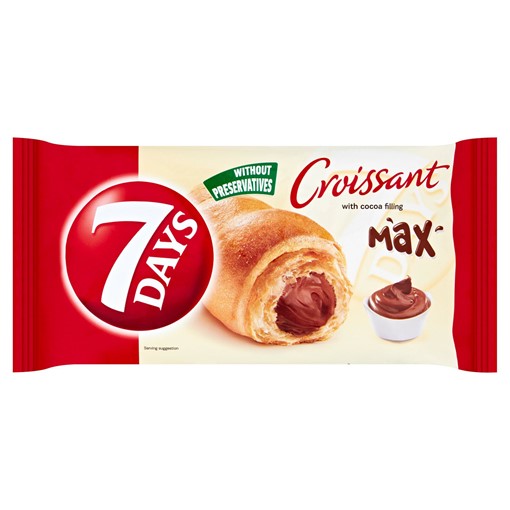 Picture of 7 Days Croissant with Cocoa Filling 80g