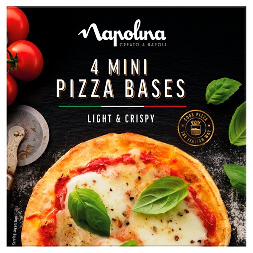 Picture of Napolina Mini Pizza Bases 4 x 75g (300g)