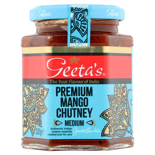 Picture of Geeta's Premium Mango Chutney Medium 320g
