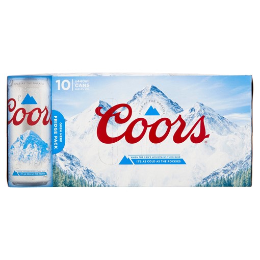 Picture of Coors Lager Beer 10 x 440ml