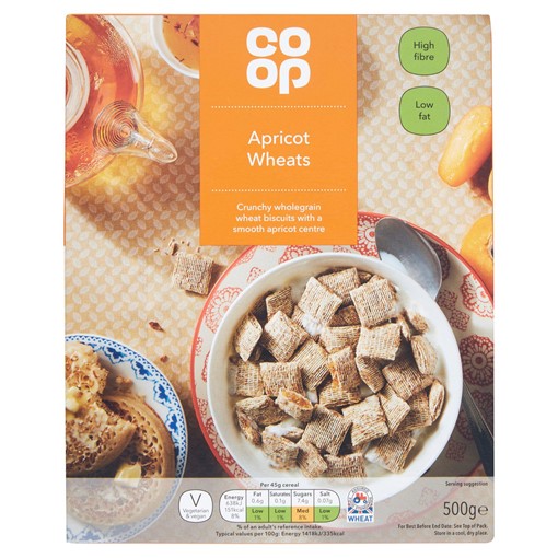 Picture of Co-op Apricot Wheats 500g