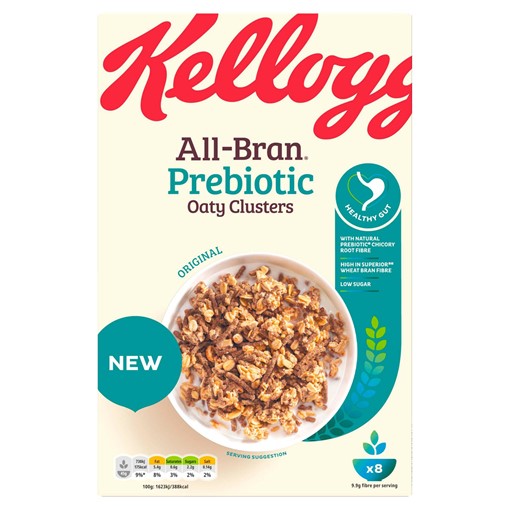 Picture of Kellogg's All-Bran Prebiotic Oaty Clusters Original Cereal 380g