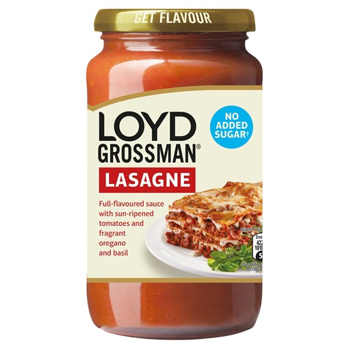 Picture of Loyd Grossman No Added Sugar Red Lasagne Sauce 450g