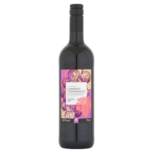 Picture of Co-op Low Alcohol Cabernet Tempranillo 75cl