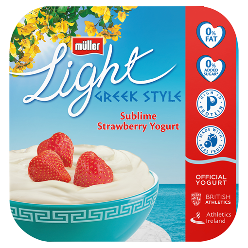 Picture of Muller Light Greek Strawberry 4X115