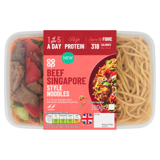 Picture of Co-op Beef Singapore Style Noodles
