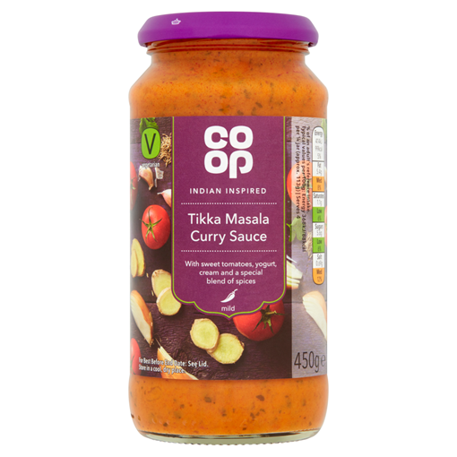 Picture of Co-op Indian Inspired Tikka Masala Curry Sauce 450g