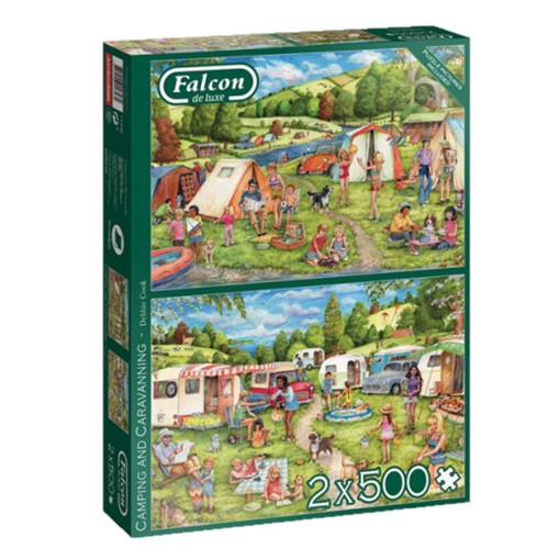Picture of Camping and Caravanning 2x500pc Jigsaw