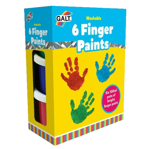 Picture of 6 Finger Paints Washable