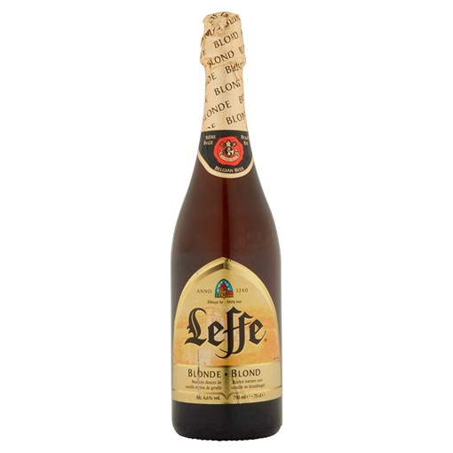 Picture of Leffe Blond Abbey Beer Bottle 750ml
