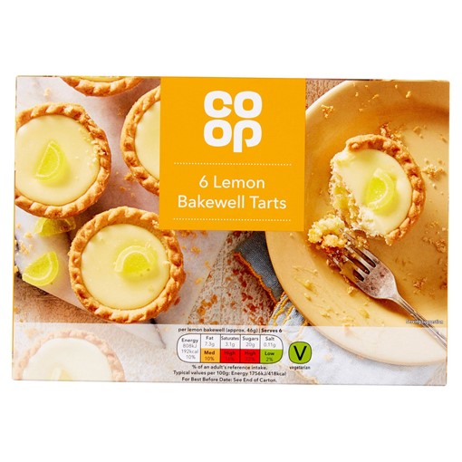Picture of Co-op 6 Lemon Bakewell Tarts