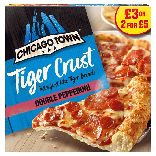 Picture of Chicago Town Tiger Crust Double Pepperoni Pizza 305g