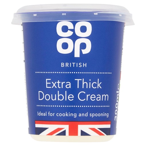 Picture of Co-op British Extra Thick Double Cream 300ml