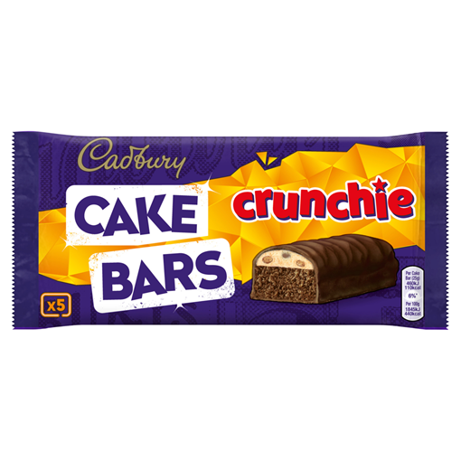 Picture of Cadbury Crunchie Cake Bars x5