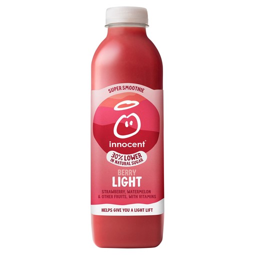 Picture of innocent Super Smoothie Berry Light Strawberry Watermelon & Other Berries 750ml