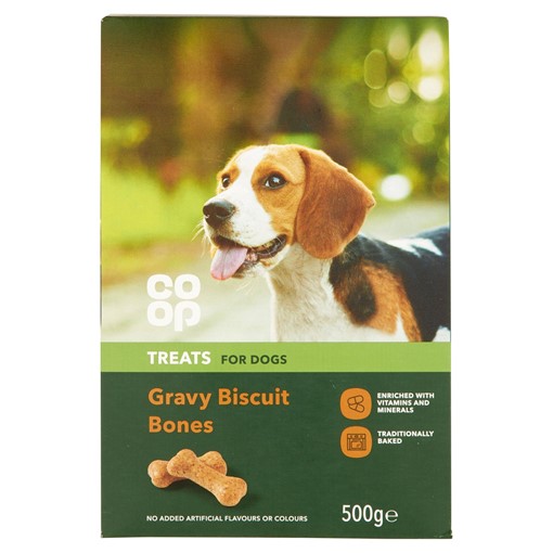 Picture of Co-op Gravy Biscuit Bones Treats for Dogs 500g