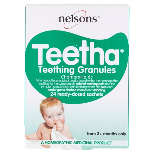 Picture of Nelsons Teetha Teething Granules From 3+ Months Only 24 Sachets