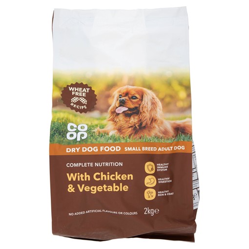 Picture of Co-op Dry Dog Food Small Breed Adult Dog with Chicken & Vegetable 2kg