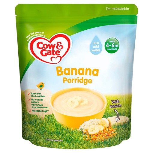 Picture of Cow & Gate Banana Porridge Baby Cereal 125g