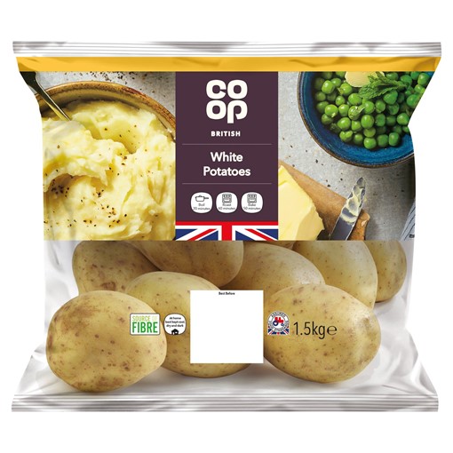 Picture of Co-op British White Potatoes 1.5kg