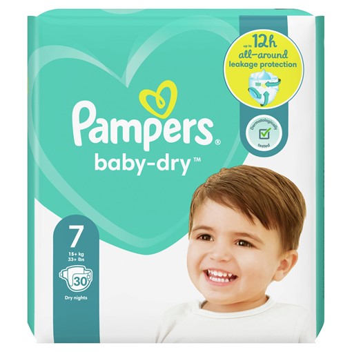 Picture of Pampers Baby-Dry Size 7, 30 Nappies