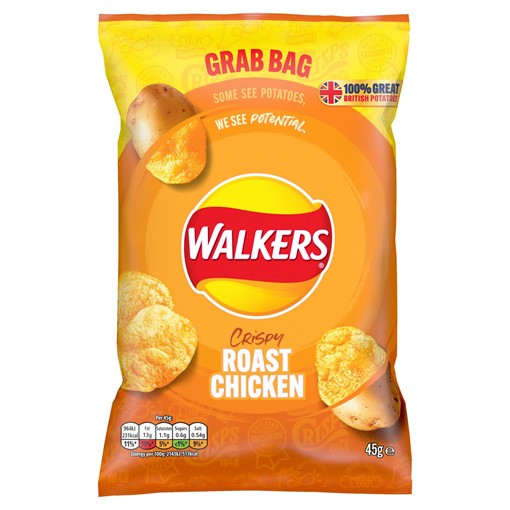 Picture of Walkers Roast Chicken Crisps 45g