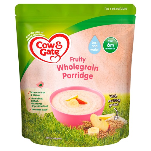 Picture of Cow & Gate Fruity Porridge Baby Cereal 125g