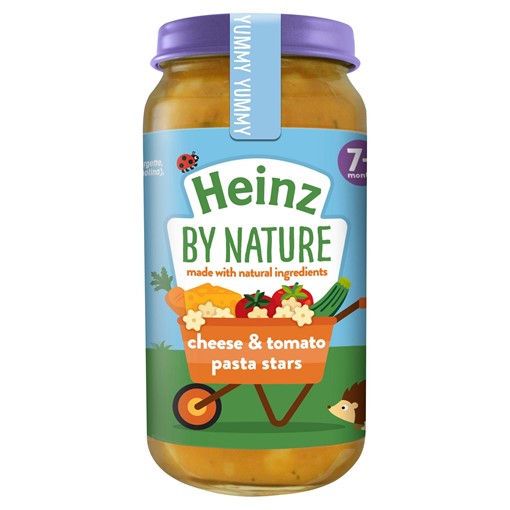Picture of Heinz 7+ months By Nature Cheese and Tomato Pasta Stars 200g