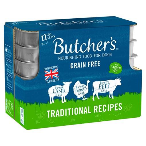 Picture of Butcher's Traditional Recipes Wet Dog Food Trays 12 x 150g