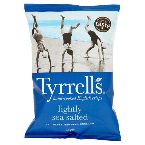 Picture of Tyrrells Lightly Sea Salted Crisps 40g