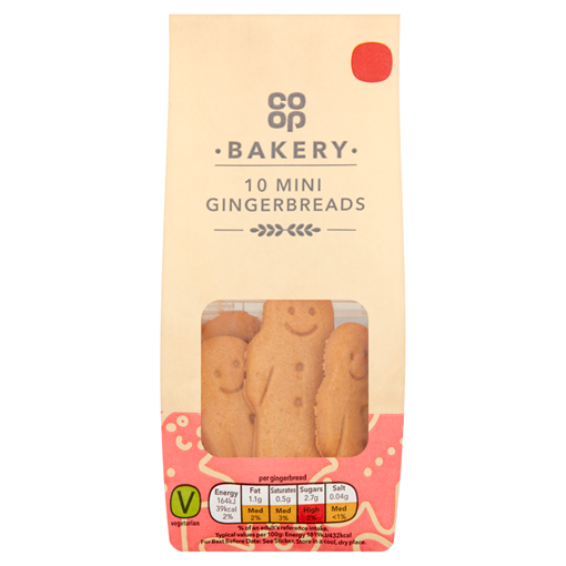 Picture of Co-op 10 Gingerbread Biscuits