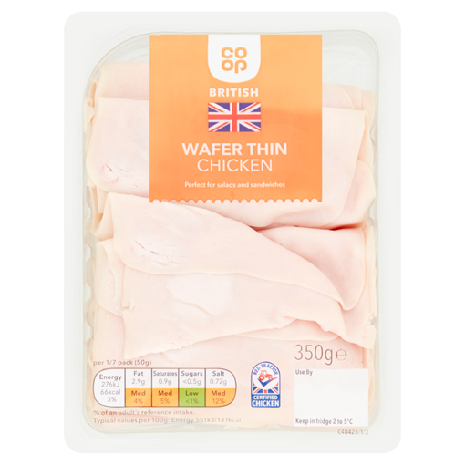 Picture of Co-op Wafer Thin Chicken 350G