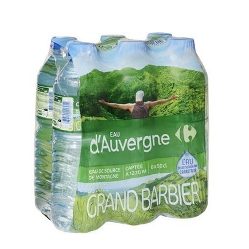Picture of Carrefour Auvergne Spring Water 6 x 50cl