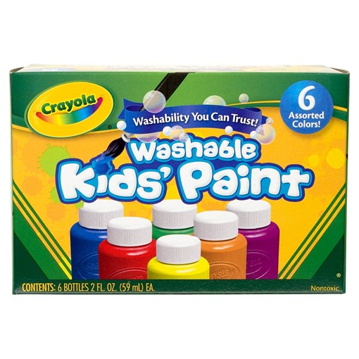 Picture of Crayola 6 Washable Project Paint Classic 3+ 59ml