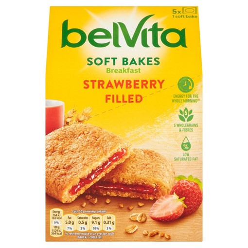 Picture of Belvita Soft Bakes Strawberry 250G