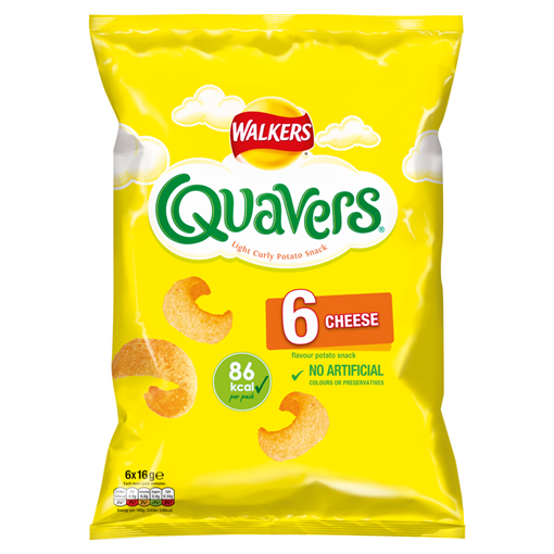 Picture of Walkers Quavers Cheese 6X16G