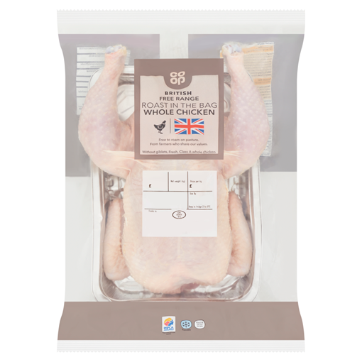Picture of Co-op British Free Range Roast in the Bag Whole Chicken